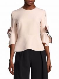 Roksanda Kemi Peplum Top at Saks Fifth Avenue